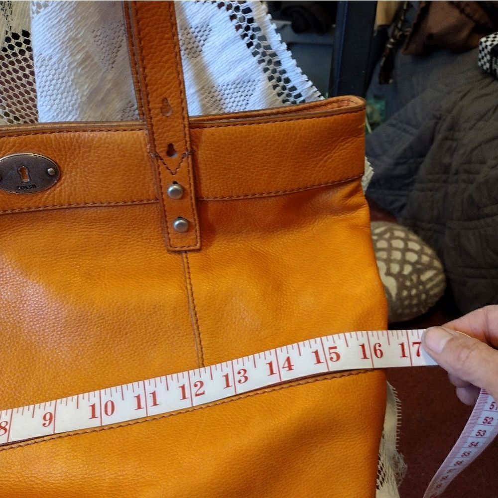 Fossil leather bag - Picture 3 of 12